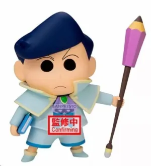 SHINCHAN CRAYON FIGURA THE MOVIE SUPER HOT! SPICY KASUKABE DANCERS KASUKABE BOUEITAI KAZAMA 11 CM