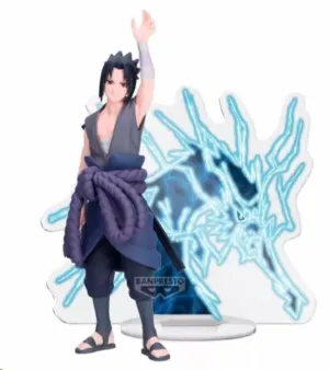 NARUTO SHIPPUDEN FIGURA PANEL SPECTACLE LIGHTYNING FROM HEAVEN SASUKE UCHIHA 13 CM