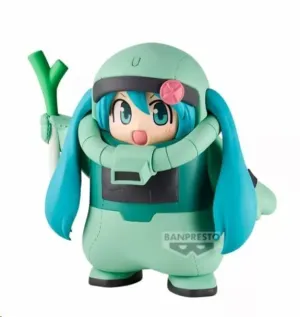GUNDAM 45TH×HATSUNE MIKU FIGURE ZAKU COSTUME HATSUNE MIKU 15 CM