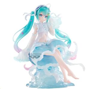 HATSUNE MIKU JELLYFISH  FIGURA CLEARLUXE 20CM