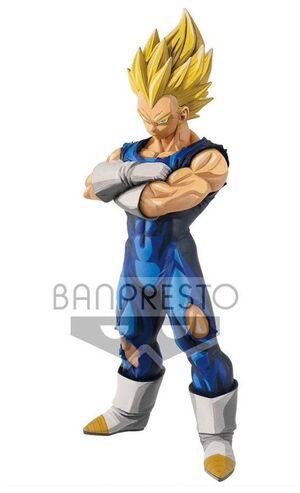 DRAGON BALL Z ESTATUA PVC GRANDISTA SUPER SAIYAN VEGETA MANGA DIMENSIONS 26 CM