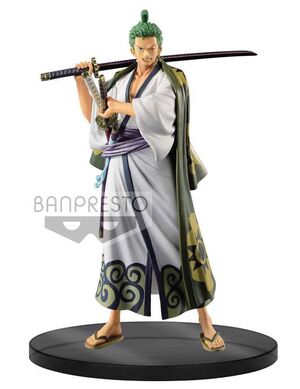 ONE PIECE ESTATUA 17CM DXF GRANDLINE MEN WANOKUNI VOL. 2 ZORO              