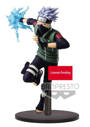 NARUTO ESTATUA 19CM VIBRATION STARS HATAKE KAKASHI                         