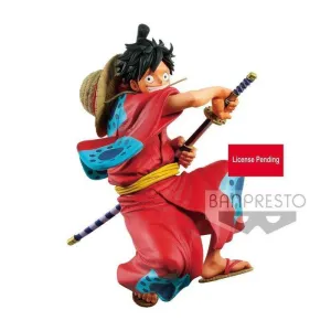 ONE PIECE ESTATUA 16CM KING OF ARTIST MONKEY D. LUFFY WANOKUNI             
