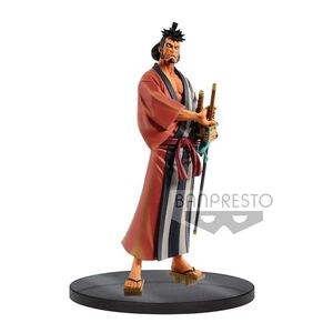 ONE PIECE ESTATUA 17CM DXF GRANDLINE MEN WANOKUNI VOL. 4 KIN EMON          