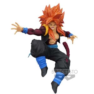 SUPER DRAGON BALL HEROES ESTATUA 18CM SUPER SAIYAN 4 GOGETA XENO 9TH ANNI. 