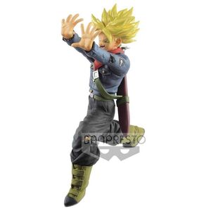 DRAGON BALL SUPER ESTATUA 17CM SUPER SAIYAN TRUNKS FUTURE GALICK GUN       