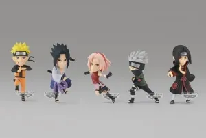 NARUTO SHIPPUDEN WORLD COLLECTABLE FIG 7 CM (5 MODELOS DIFERENTES)