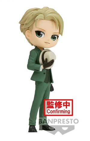 SPY X FAMILY FIGURA Q-POSKET 15 CM LOID FORGER GOING OUT VER