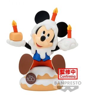 DISNEY CHARACTERS SOFUBI 100 YEARS ANNIVERSARY MICKEY MOUSE VER. 11CM
