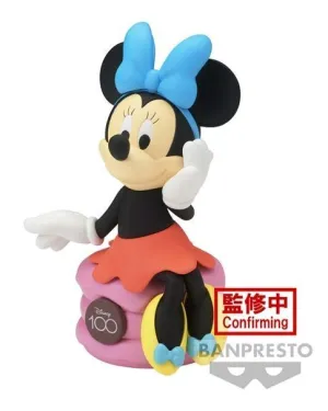 DISNEY CHARACTERS SOFUBI FIGURA MINNIE MOUSE DISNEY 100TH ANNIVERSARY VER. 11 CM