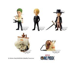 ONE PIECE FIGURAS WORLD COLLECTABLE VOL.02 (VER NETFLIX SERIE ONE PIECE A) 7 CM