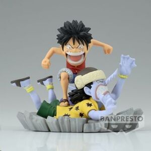 ONE PIECE WORLD COLLECTABLE FIGURE LOG STORIES MONKEY D LUFFY VS ARLONG 7 CM