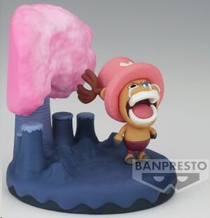 ONE PIECE WORLD COLLECTABLE FIGURA LOG STORIES TONY TONY CHOPPER 9CM