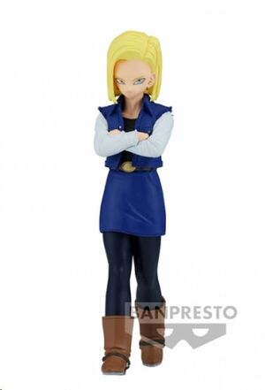 DRAGON BALL Z FIGURA SOLID EDGE WORKS ANDROID 18 17 CM