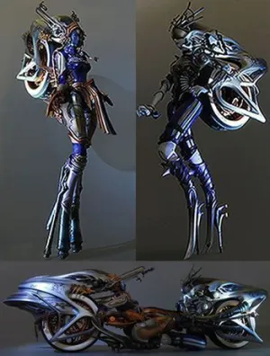 FINAL FANTASY XIII PLAY ARTS KAI SHIVA                                     