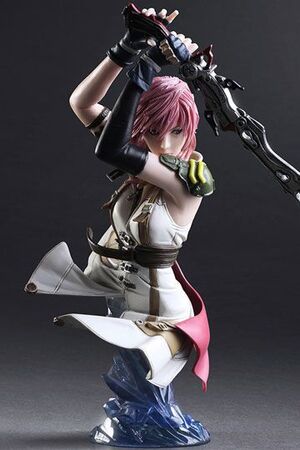 FINAL FANTASY XIII STATIC ARTS BUSTO 17CM  LIGHTNING