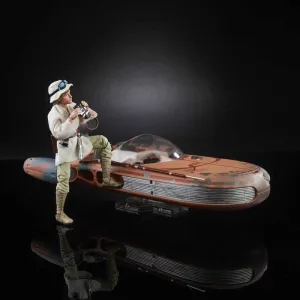 STAR WARS FIGURA 25 CM LUKE SKYWALKER & LANDSPEEDER THE BLACK SERIES       