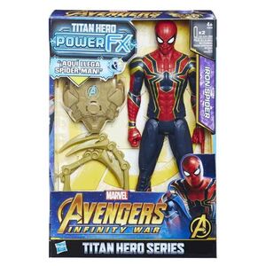 LOS VENGADORES INFINITY WAR FIG 30 CM SPIDERMAN + MOCHILA TITAN HERO SERIES