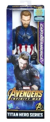 CAPITAN AMERICA FIGURA 30CM AVENGERS TITAN HERO SERIES                     
