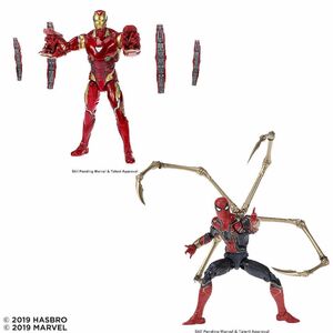 IRON SPIDER + IRON MAN FIGURAS 15 CM MARVEL LEGENDS 80TH ANNIVERSARY       