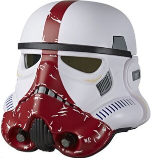 STAR WARS: THE MANDALORIAN THE BLACK SERIES INCINERATOR STORMTROOPER CASCO ELECTONICO REPLICA 1:1