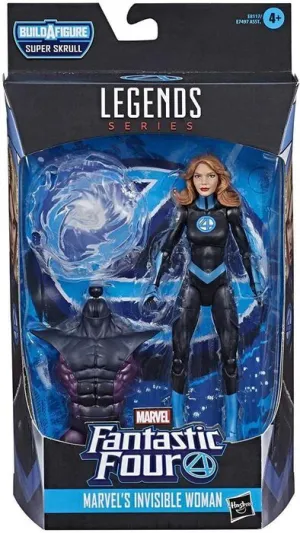 LOS CUATRO FANTASTICOS FIGURA 15 CM LA MUJER INVISIBLE MARVEL LEGENDS      