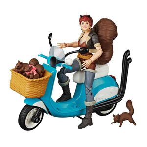 MARVEL FIGURA 15 CM SQUIRREL GIRL + MOTO MARVEL LEGENDS VEHICLES           