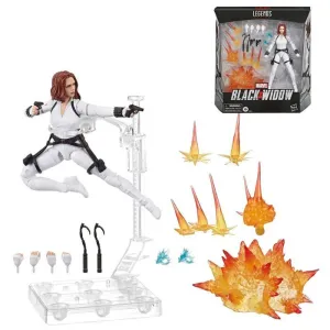 VIUDA NEGRA FIGURA 19CM MARVEL LEGENDS TRAJE BLANCO                        
