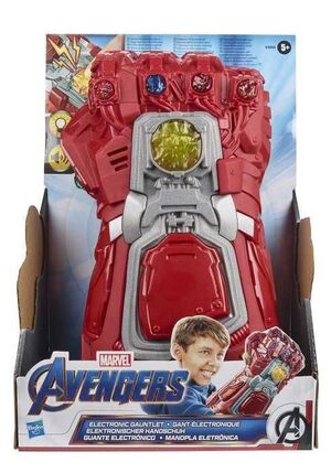 LOS VENGADORES GUANTELETE ELECTRONICO ROJO                                 