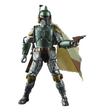 STAR WARS FIGURA 15 CM BOBA FETT METALLIC BLACK SERIES CARBONIZED          