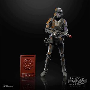 STAR WARS THE MANDALORIAN FIGURA 19 CM IMPERIAL DEATH TROOPER BLACK SERIES 