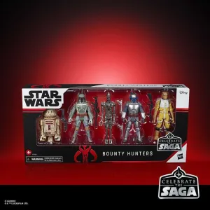 STAR WARS PACK 5 FIGURAS 10 CM CELEBRATE THE SAGA SET BOUNTY HUNTERS       