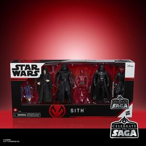 STAR WARS PACK 5 FIGURAS 10 CM CELEBRATE THE SAGA SET SITH                 