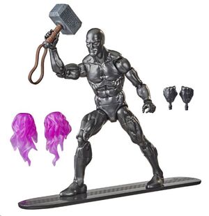 MARVEL LEGENDS SERIES FIGURA SILVER SURFER OBSIDIAN FALLEN 15 CM