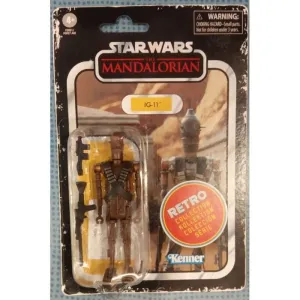 STAR WARS THE MANDALORIAN FIGURA PVC IG-11 RETRO