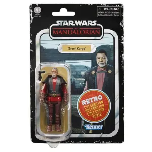 STAR WARS THE MANDALORIAN FIGURA PVC GREEF KARGA RETRO