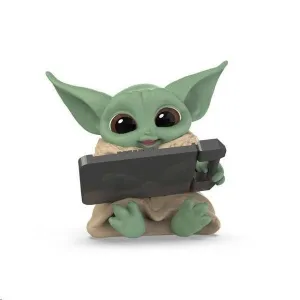 STAR WARS THE MANDALORIAN FIGURA 5,5 CM BABY YODA CON TABLET THE BOUNTY COLLECTION