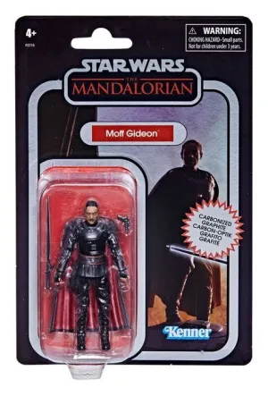STAR WARS THE MANDALORIAN VINTAGE COLLECTION CARBONIZED FIGURA 2021 MOFF GIDEON 10 CM