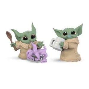 STAR WARS THE MANDALORIAN PACK THE CHILD BABY YODA PULPO+JARRA SET 2 FIGURAS 5,5CM