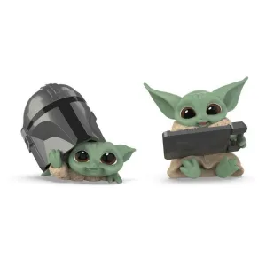 STAR WARS THE MANDALORIAN PACK THE CHILD BABY YODA CASCO+TABLET SET 2 FIGURAS 5,5CM