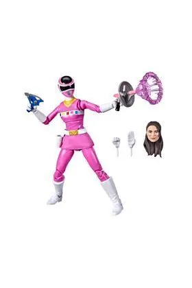 POWER RANGERS IN SPACE - POWER RANGERS ROSA FIGURA 15 CM