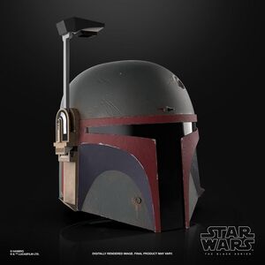 STAR WARS THE MANDALORIAN REPLICA ESCALA 1:1 CASCO NUEVA DECORACION BOBA FETT BLACK SERIES
