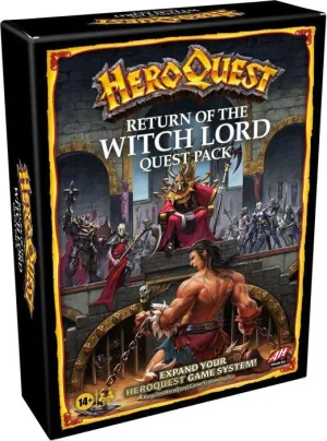HEROQUEST EXPANSIÓN RETURN OF WITCH LORD PACK DE MISIÓN - INGLÉS
