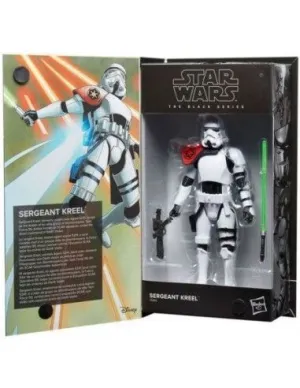 STAR WARS COMIC BLACK SERIE EXCLUSIVE 25 ANNIVERSARY FIG 15 CM SARGEANT KREEL