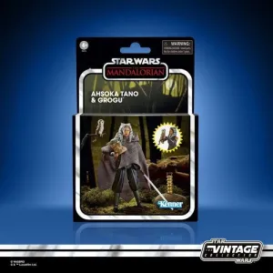 STAR WARS VINTAGE COLLECTION FIG 15 CM VIN AHSOKA TANO & GROGU
