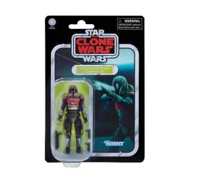 STAR WARS CLONE WARS VINTAGE FIG 9,5 CM  MANDALORIAN SUPERCOMMANDO