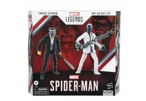 SPIDERMAN GAMEVERSE MARVEL LEGENDS SERIES FIG 15 CM SET INNER DEMMON & MR NEGATIVE