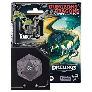 DUNGEONS & DRAGONS FIGURA RAKOR D20 DADO