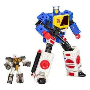 TRANSFORMERS FIGURA 17,5 CM  TWINCAST & AUTOBOT REWIND LEGACY EV